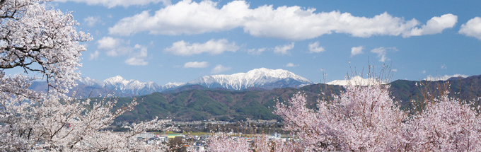 マテックス本社のある伊那市の風景写真